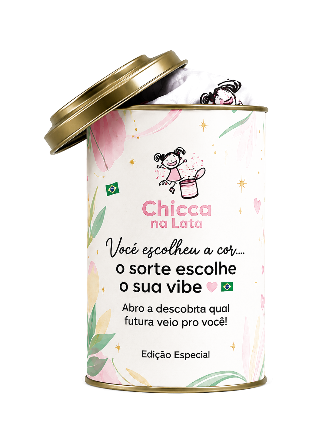 Lata personalizada da Chicca na Lata